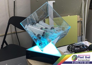 Выставочная продукция из оргстекла