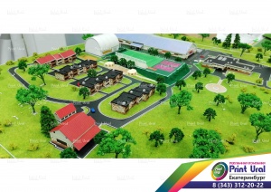 Макет спортивного комплекса