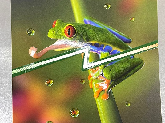 Визитки с УФ-лаком