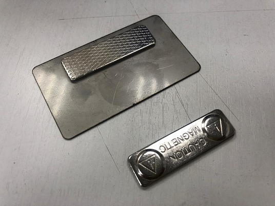 Бейджи из нержавейки