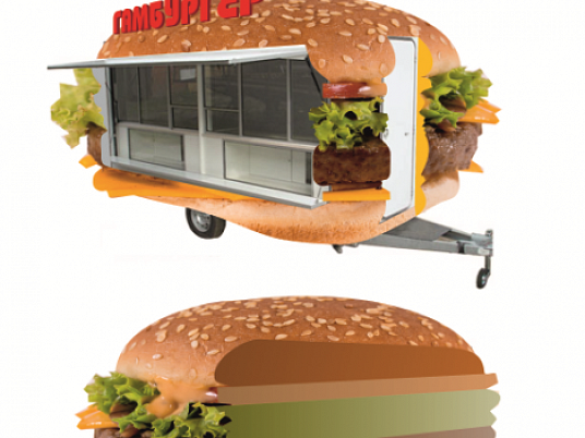 Объемное брендирование прицепа Купава