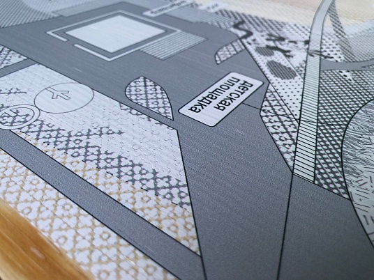 Уф печать на дереве